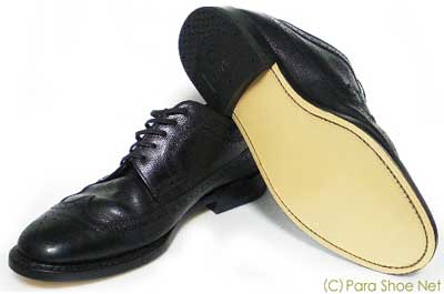 靴のパラダイス★公式ブログ: リーガル（REGAL）ウィングチップ（2235）革靴の修理 ソール交換（オールソール張替え）
